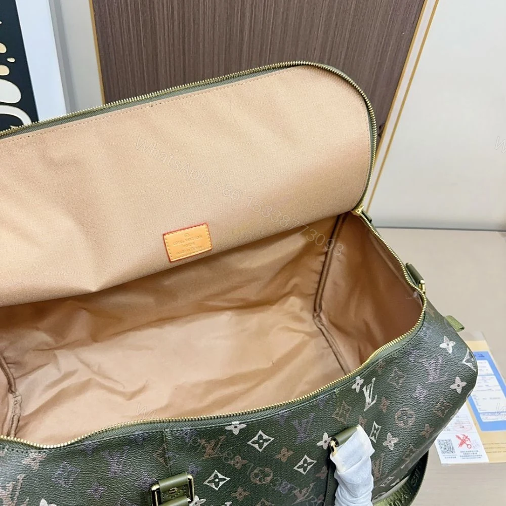 View 10 of Louis Vuitton Keepall Backpack 50Cm Khaki Green M26964