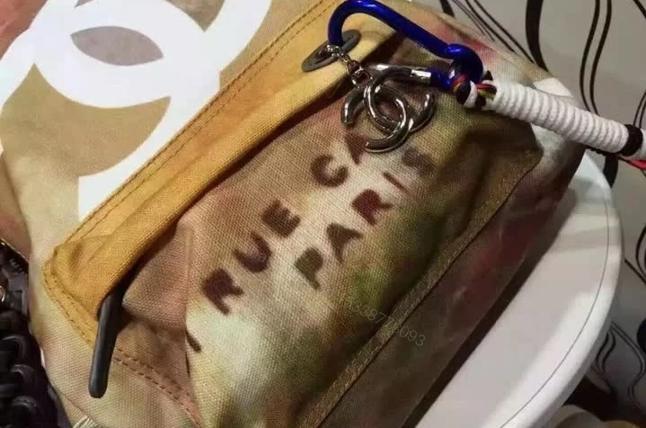 View 6 of Chanel Replica Graffiti Art School Backpack
