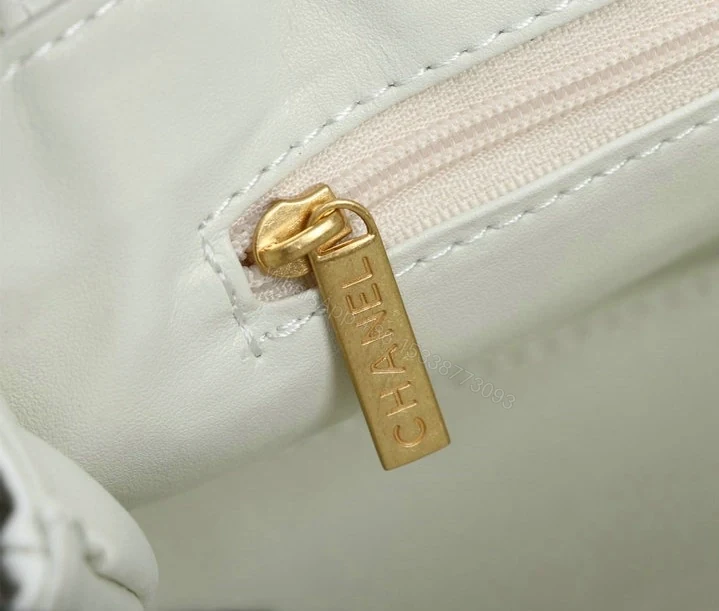 View 8 of Chanel Mini Kelly Shopping Tote Bag RW9QP22 – White