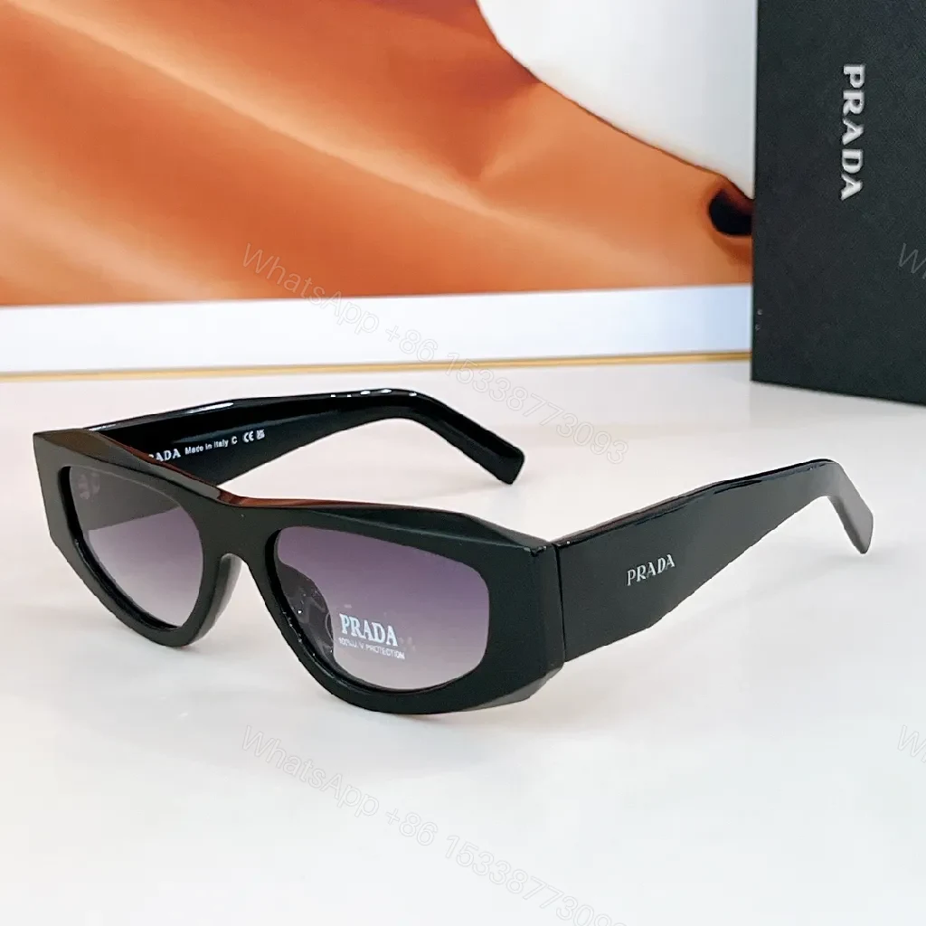 View 4 of Black Acetate Sunglasses – Bold, Contemporary Shield with Amber UV Lens