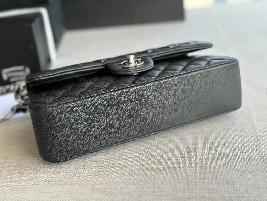 View 7 of Chic Quilted Crossbody Bag with Chain Detailing