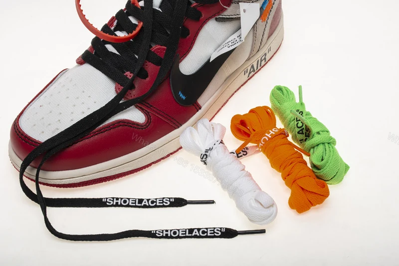 View 12 of Air Jordan 1 Retro High Off White Chicago AA3834-101