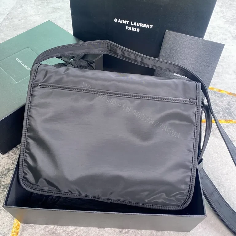 View 8 of Dark Minimalist Louis-Style Messenger: Everyday Luxury Bag