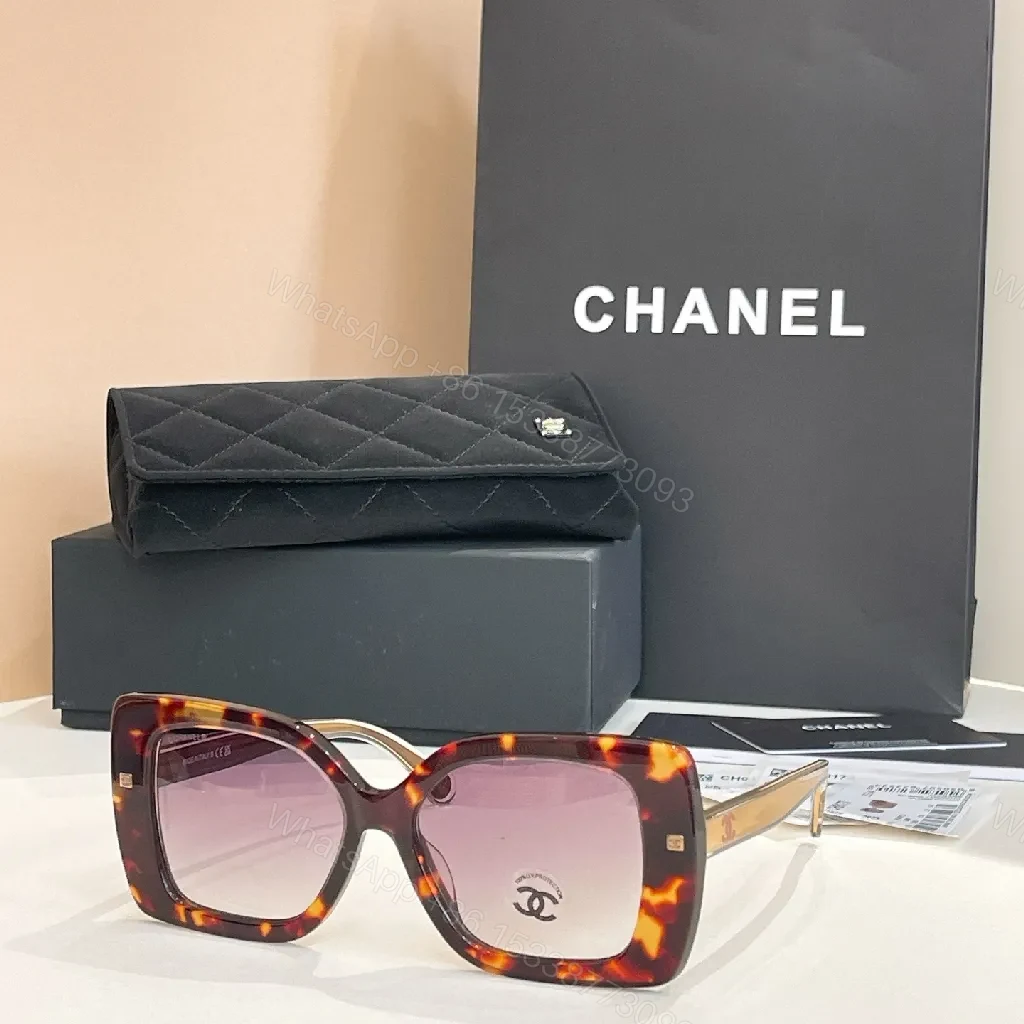 View 8 of Quilted Bold Sunglasses on Chain – Luxe Everyday Shield