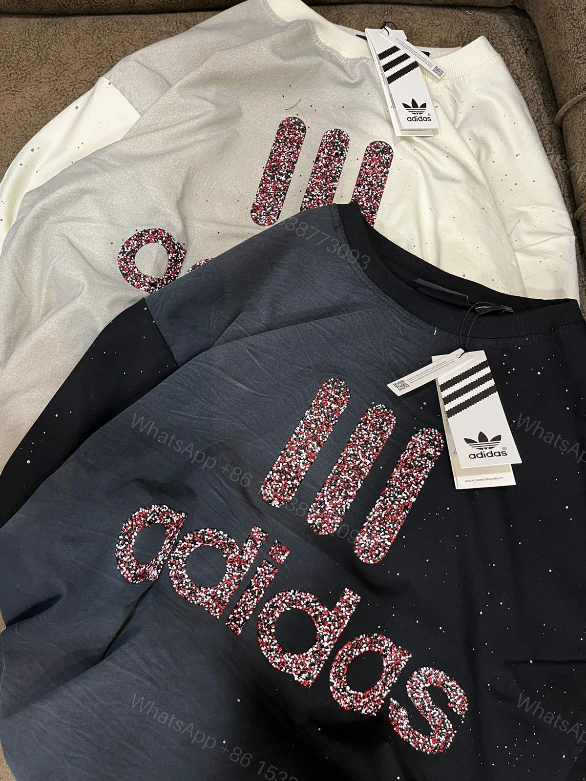View 2 of First Copy Adidas Drop Shoulder Crew Neck T-Shirt