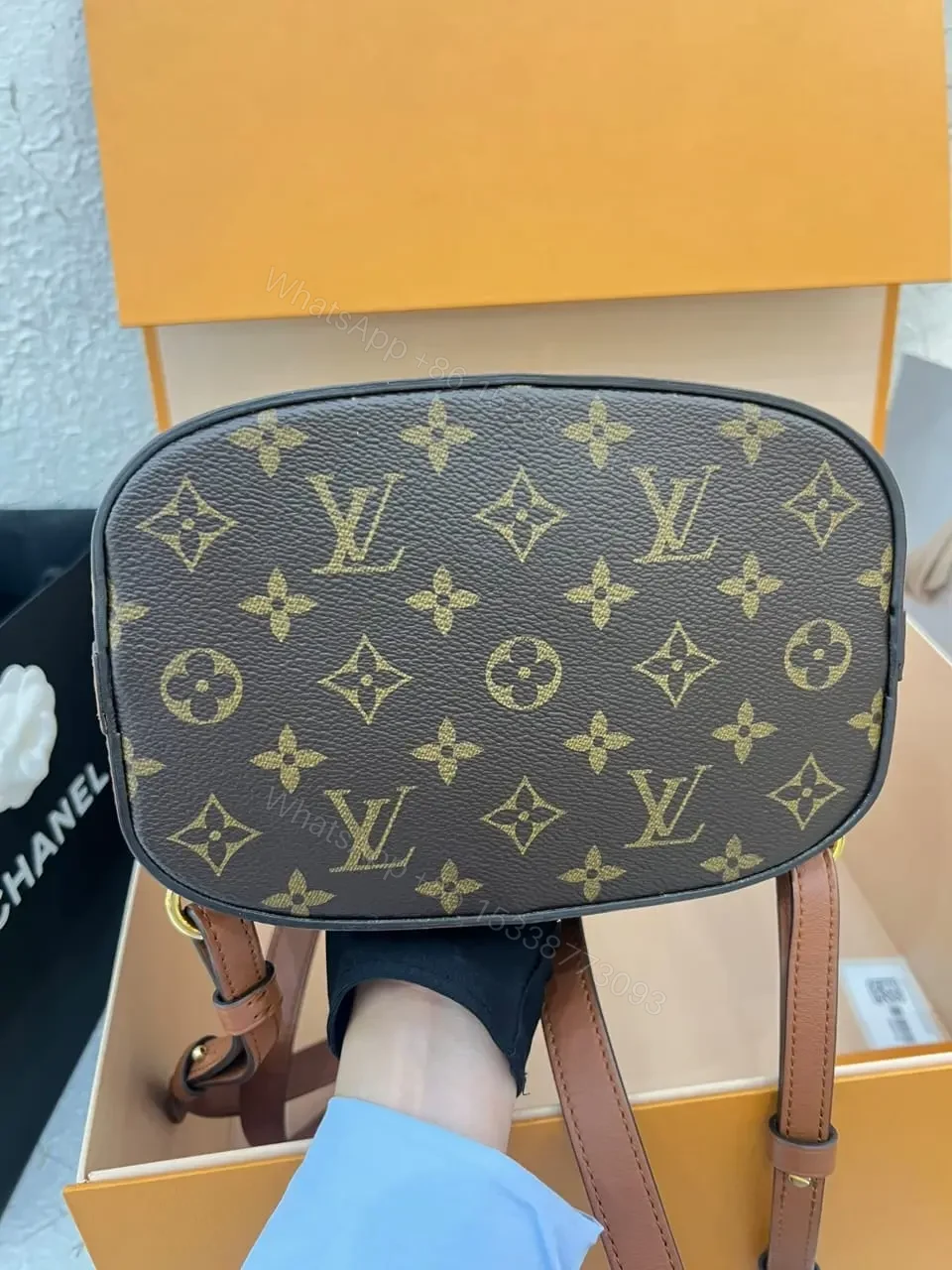 View 4 of Louis Vuitton Dauphine Monogram Reverse PM backpack