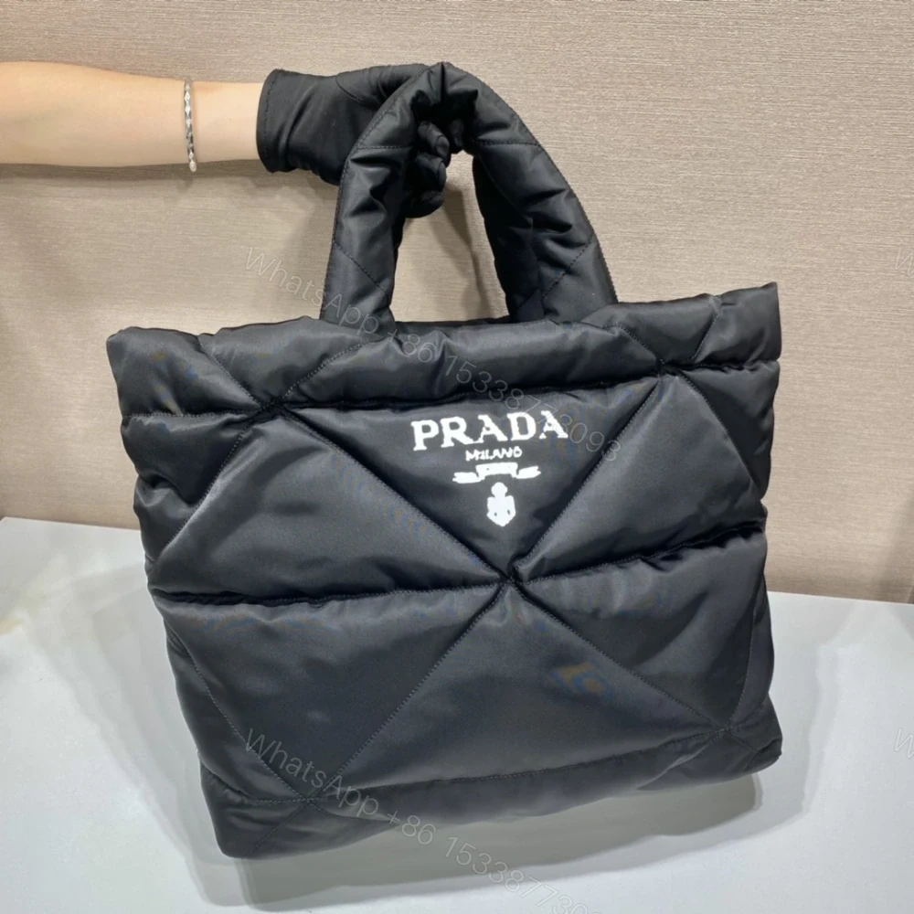 View 4 of 高仿Prada手提托特包2VG082黑色免檢版