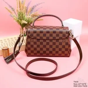 View 3 of Louis Vuitton LV Croisette Replica Handbags Caro Pattern 22x16x8cm