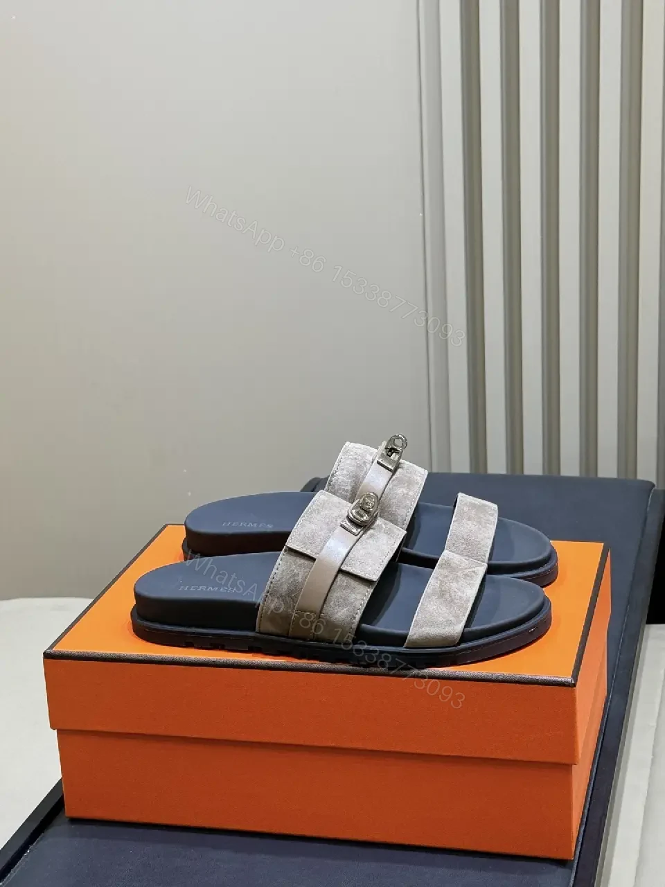 View 3 of Textured Straps Sandals - Luxe Comfort, Everyday Style
