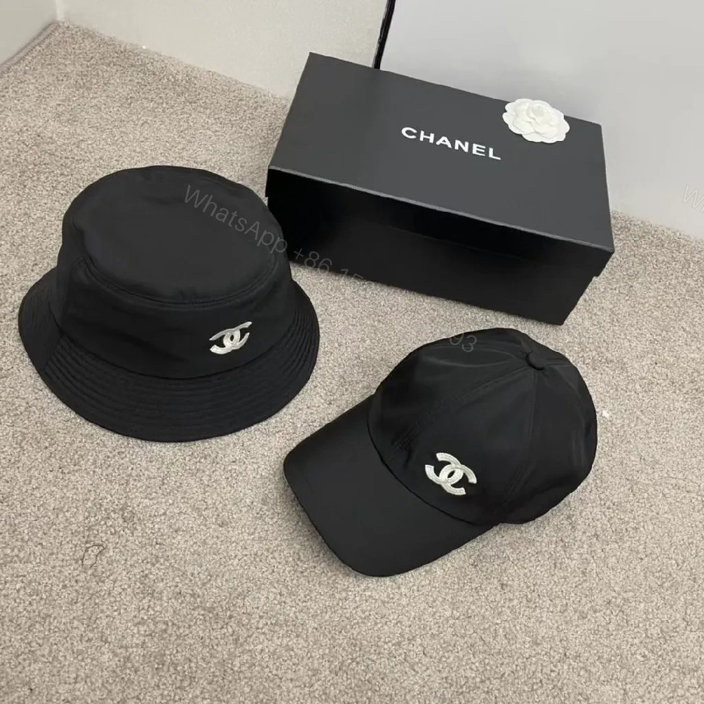 View 5 of Black + Velvet Cap + Minimalist Luxe + Subtle Chanel-Esque Emblem + Cap