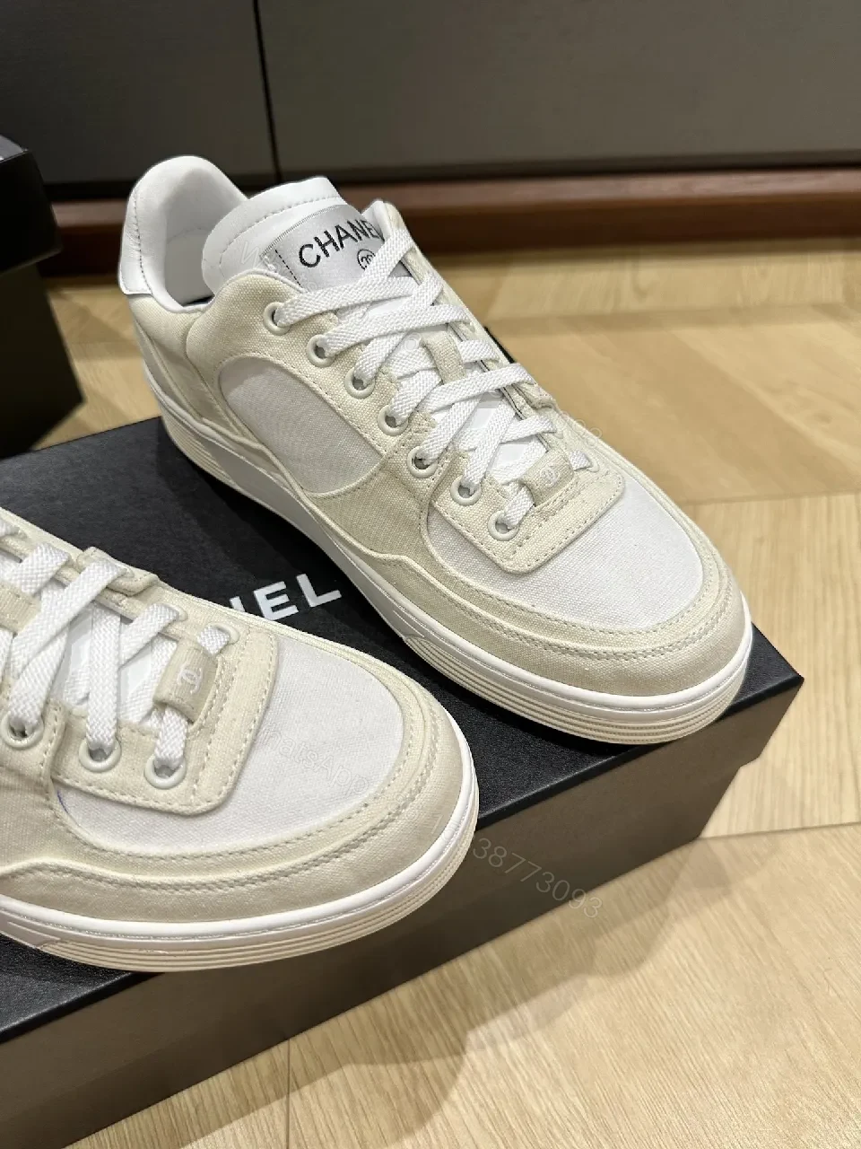 View 5 of Neutral Suede-Leather High-Top: Luxe Everyday Sneaker