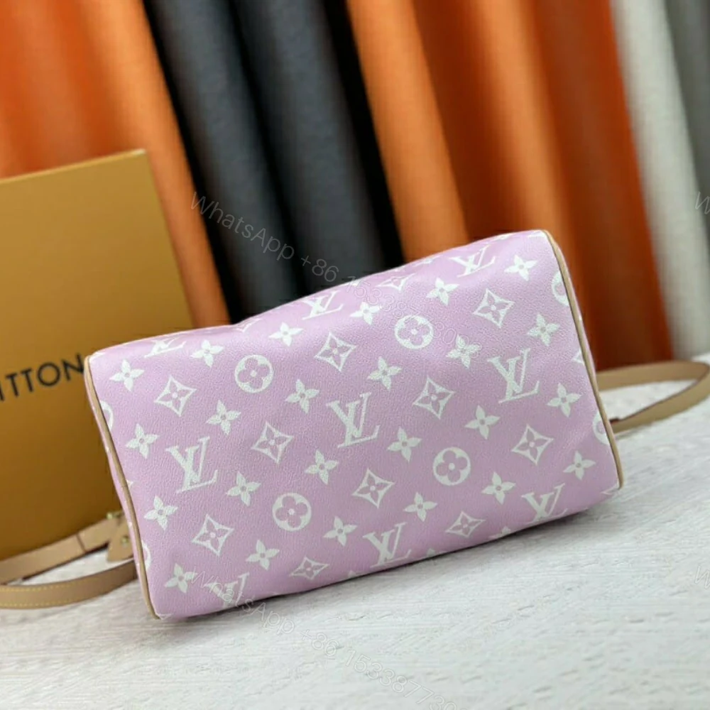 View 3 of Louis Vuitton Speedy P9 Bandoulière Pink 30Cm