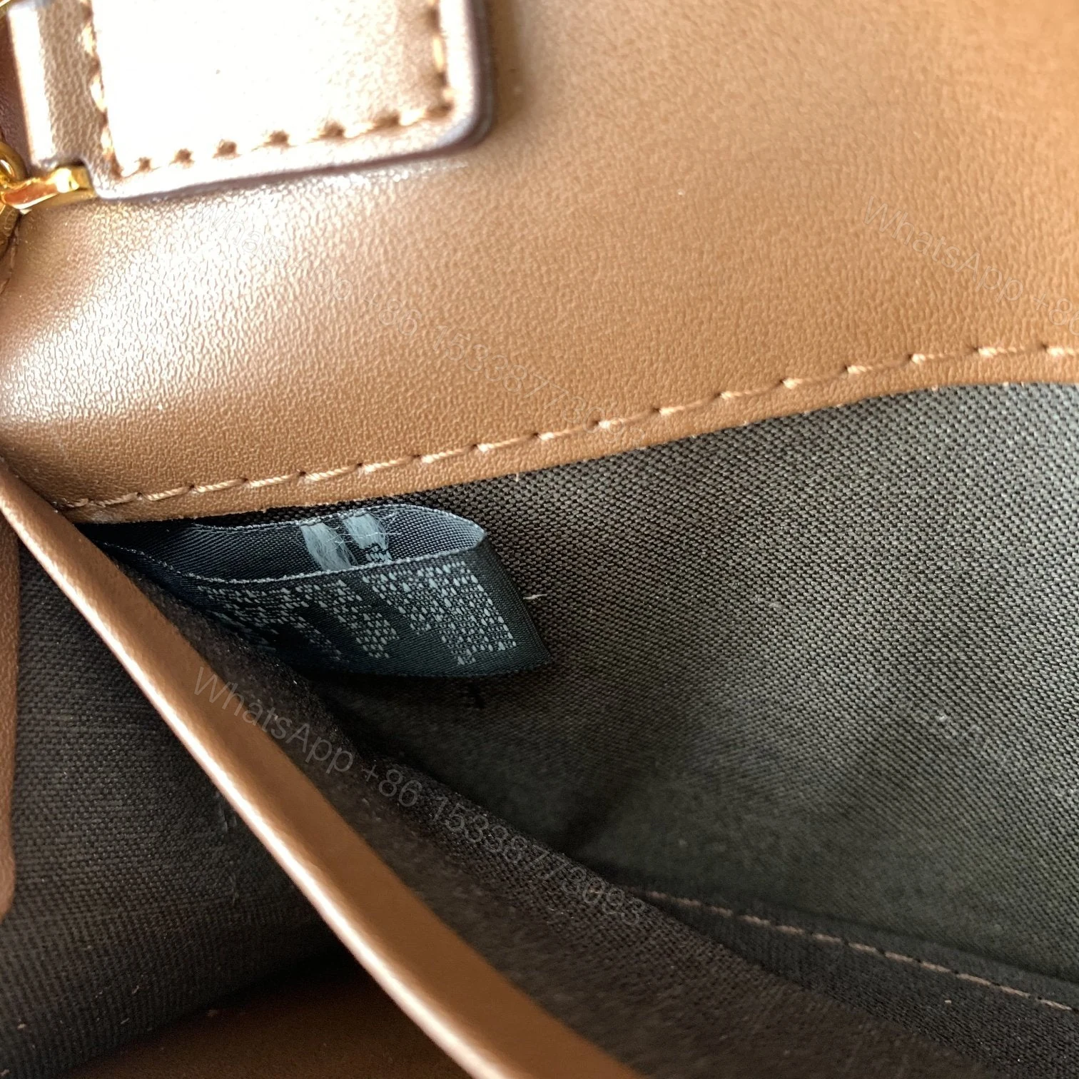 View 3 of Fendi Continental with Chain – Brown – Clutches