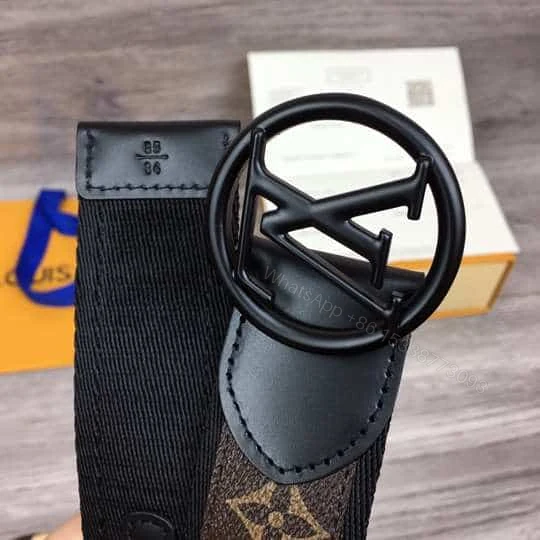 View 3 of LOUIS VUITTON MONOGRAM BELT – B144