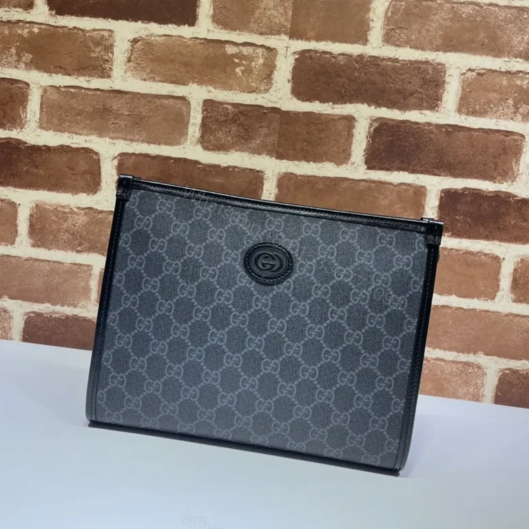 Monogram GG Canvas Clutch: Luxury Everyday Compact Bag — view 1