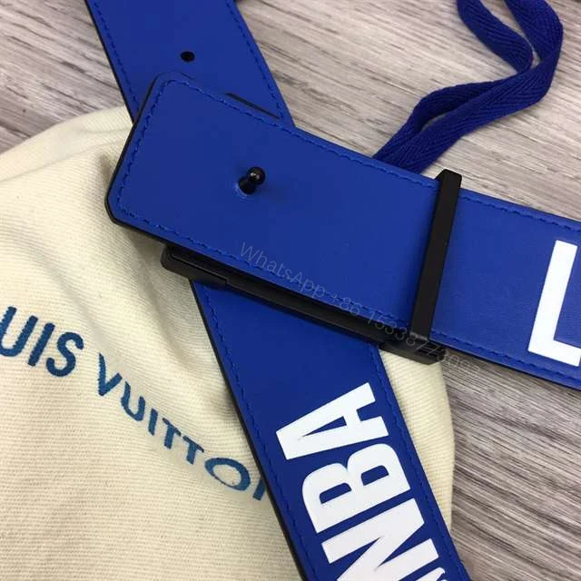 View 8 of LOUIS VUITTON X NBA 3 STEPS 40MM REVERSIBLE MONOGRAM CANVAS BELT – B97