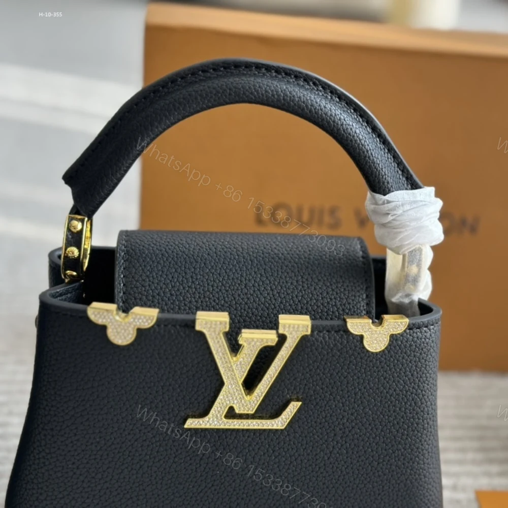 View 2 of Louis Vuitton Capucines Mini Black 20Cm M11342