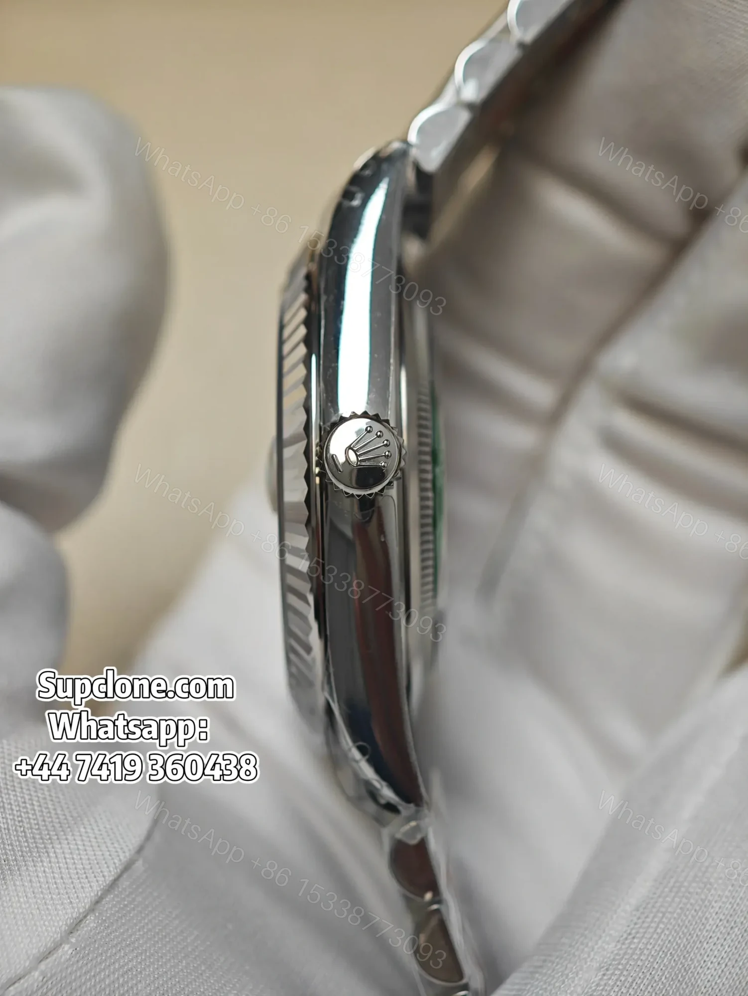 View 8 of Rolex Datejust M126334 Super Clone – Wimbledon Grey Dial 41mm