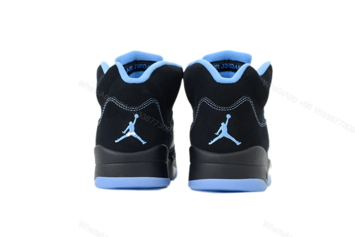 View 2 of Air Jordan 5 Retro 'Black University Blue' 2026 DD0587-008