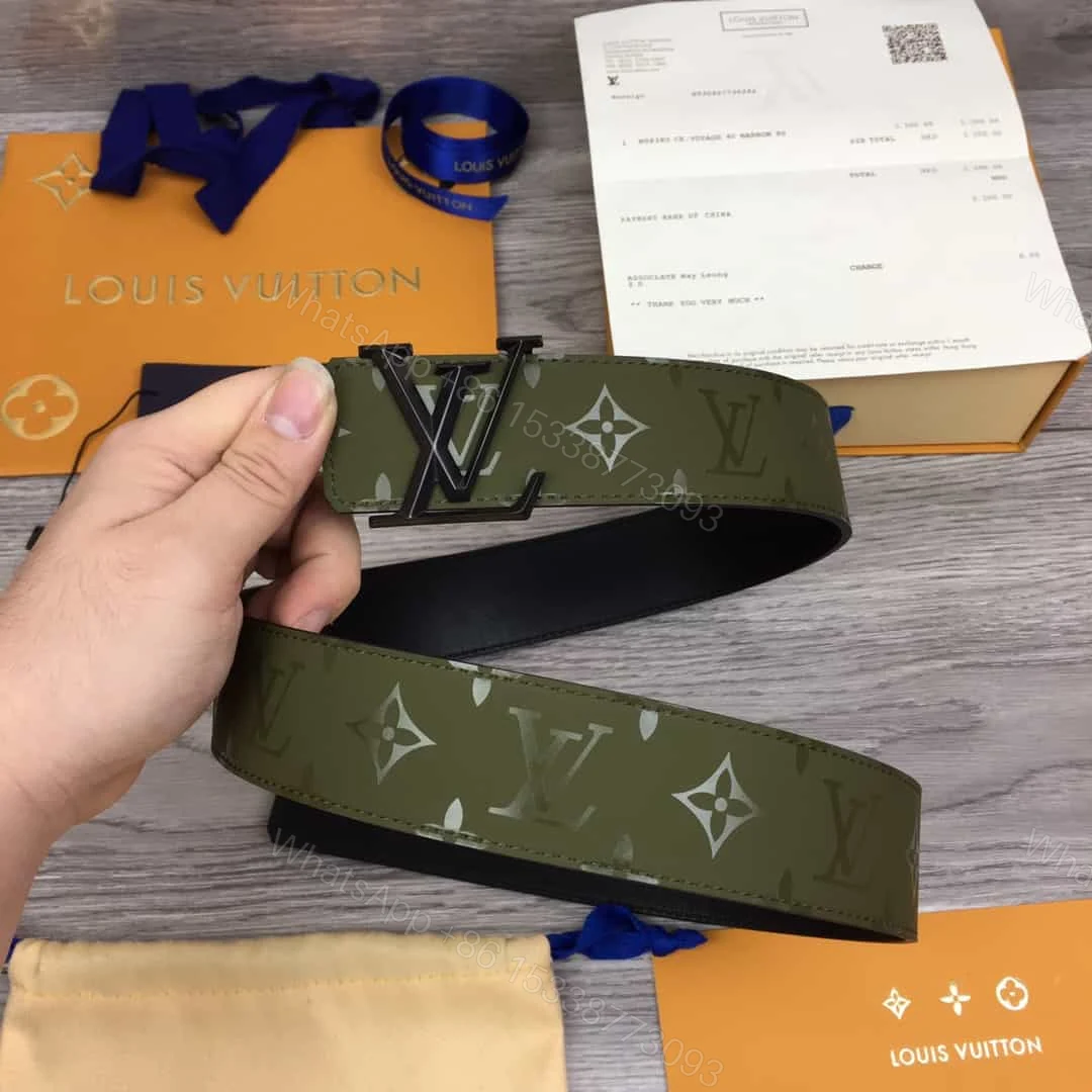 View 5 of LOUIS VUITTON LV PYRAMIDE 40MM REVERSIBLE BELT – B114