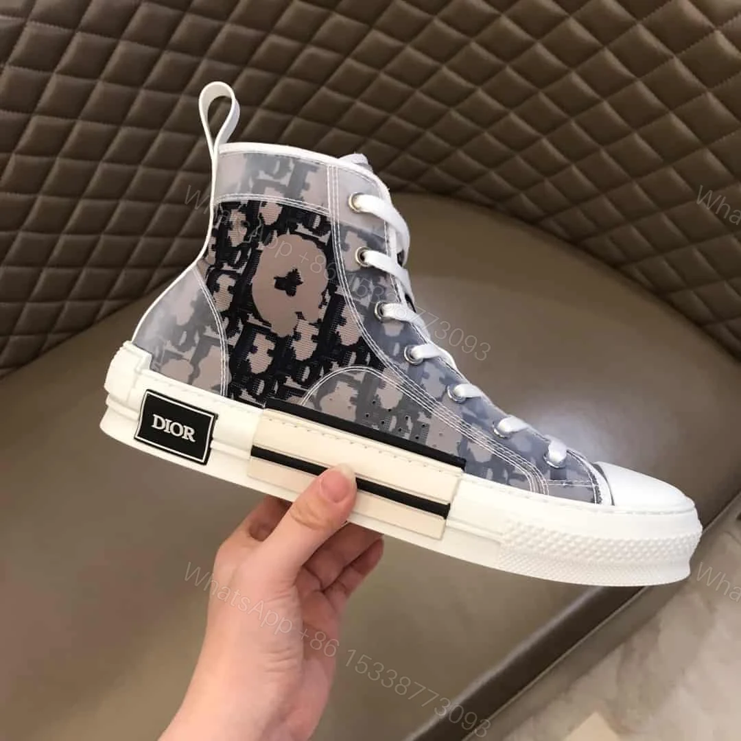 View 2 of DIOR “B23” HIGH-TOP SAFARI DIOR OBLIQUE SNEAKER – CD16