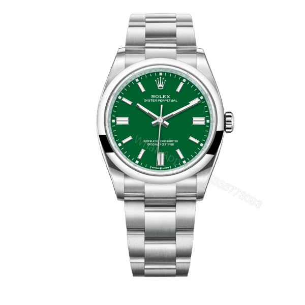 Rolex Oyster Perpetual Watch 41Mm Green Dial — view 1