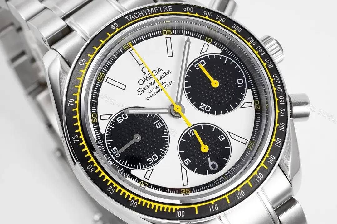 View 4 of Omega Speedmaster Professional 326.32.40.50.06.001 Multifunction Chronograph Watch Silver with White Dial and Black Sub dials