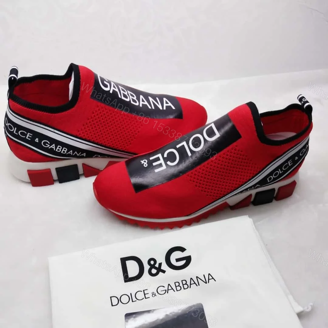 View 3 of DOLCE & GABBANA STRETCH MESH SORRENTO SNEAKERS WITH LOGO – DG049
