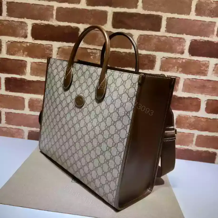 View 9 of MEDIUM TOTE WITH INTERLOCKING G – GBC051