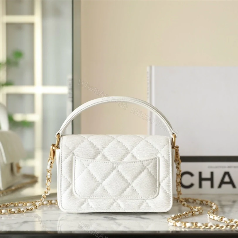 View 2 of 高仿Chanel*24K系列AS03002手柄口蓋包Mini牛皮免檢版