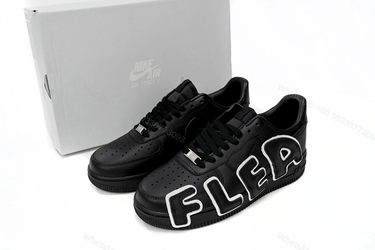 View 8 of CPFM x Nike Air Force 1 All Black DC4457-001(2020)