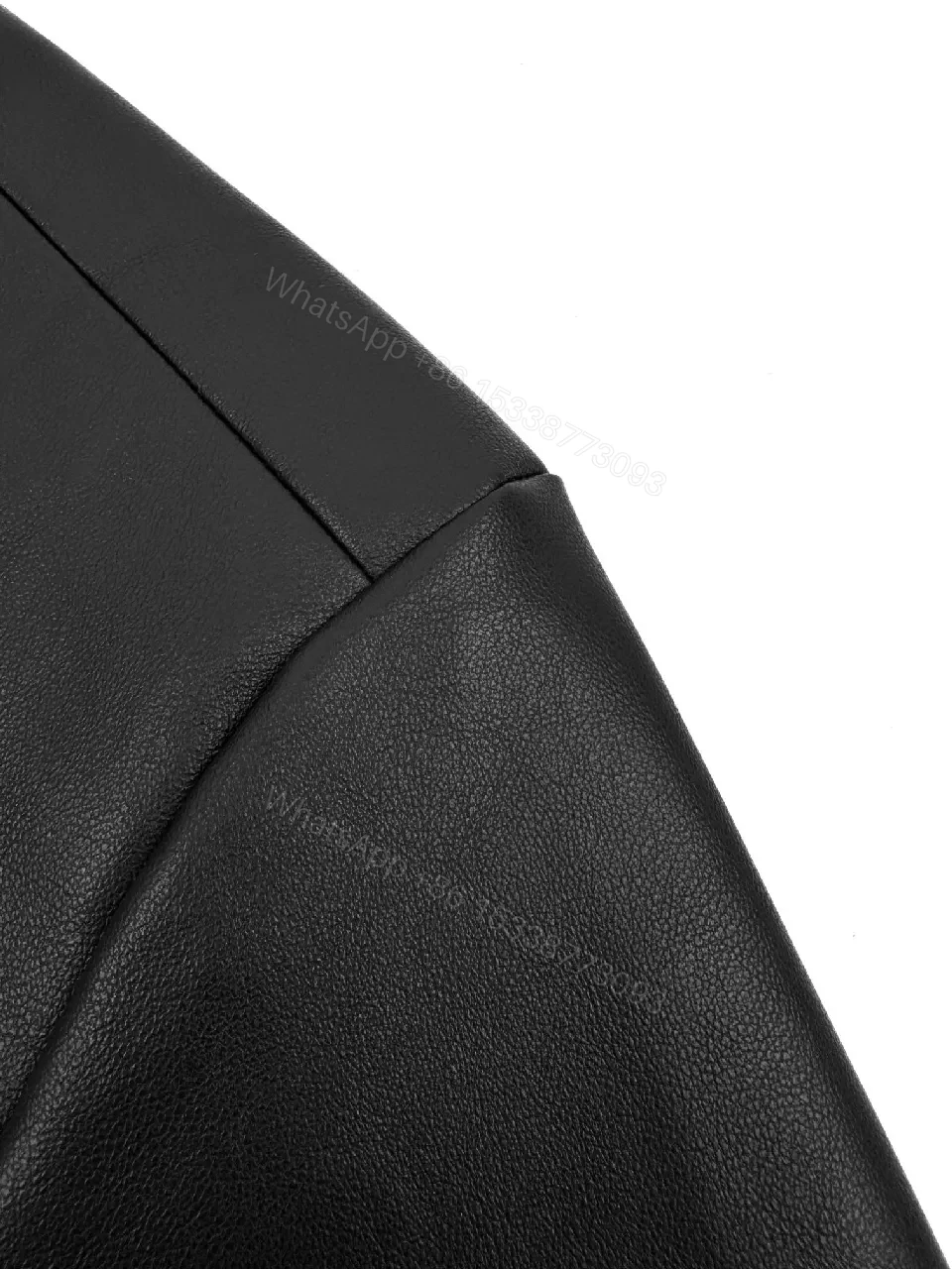 View 3 of Minimalist Black Bomber with Subtle Luxury Detail Jacket