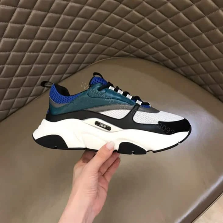 B22 SNEAKER TECHNICAL MESH WITH AND CALFSKIN – CD106 — view 1