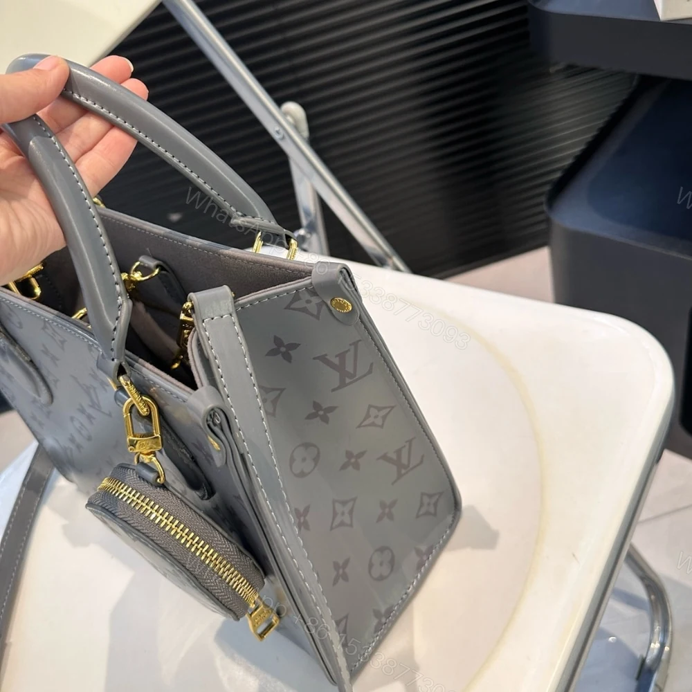 View 4 of Louis Vuitton Onthego PM Trianon Grey 25Cm M12465