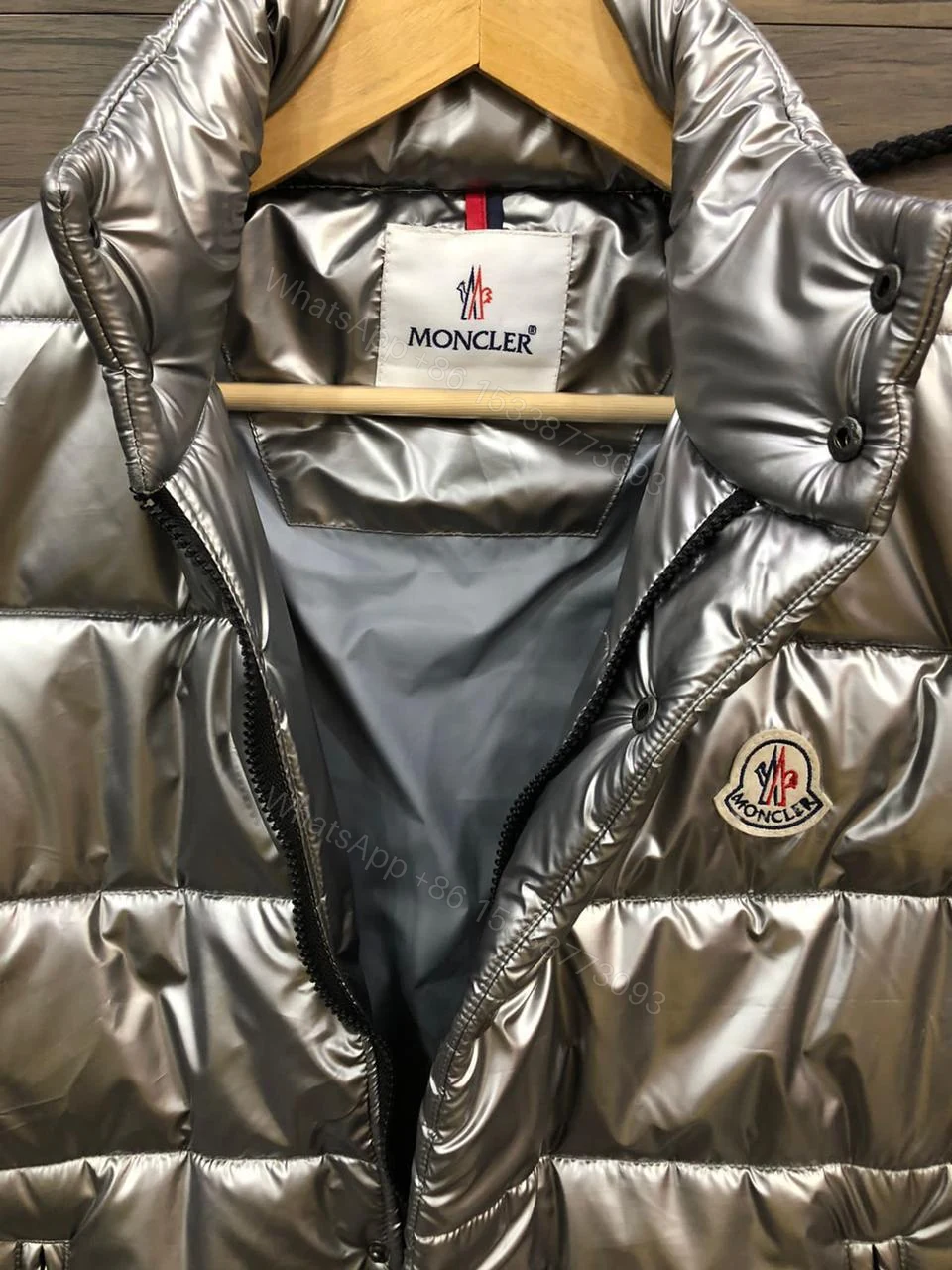 View 4 of FIRST COPY MONCLER IMPORTED PUFFER SLEEVELEES JACKETS