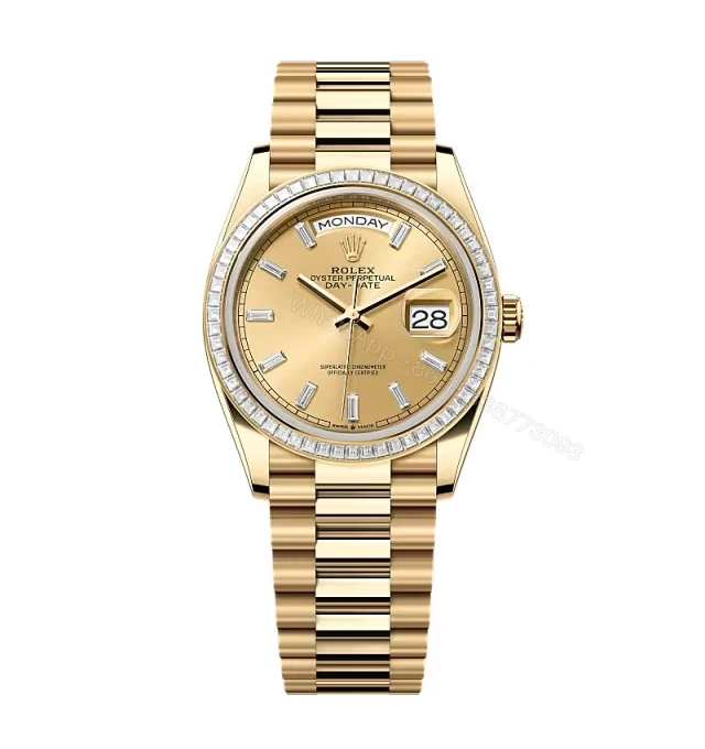 Superclone Rolex Day-Date Champagne Dial 128398tbr-0037 36 mm — view 1