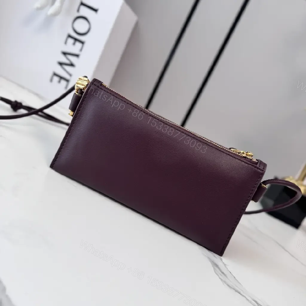 View 5 of Premium Leather Crossbody: Elegant Minimalist Hardware
