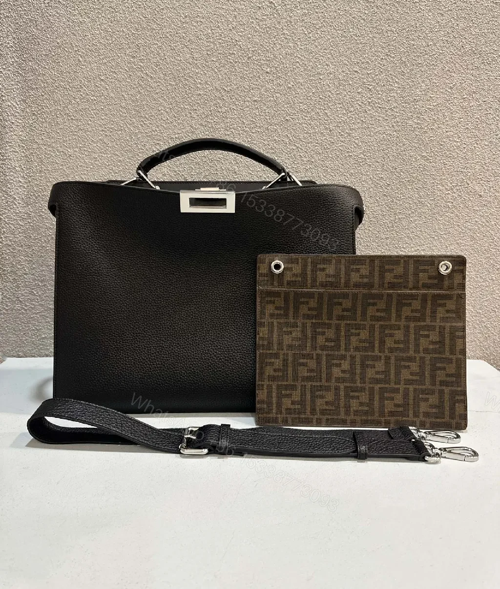 Lux Leather Handbag + Monogram Cardholder Duo: Everyday Luxury — view 1
