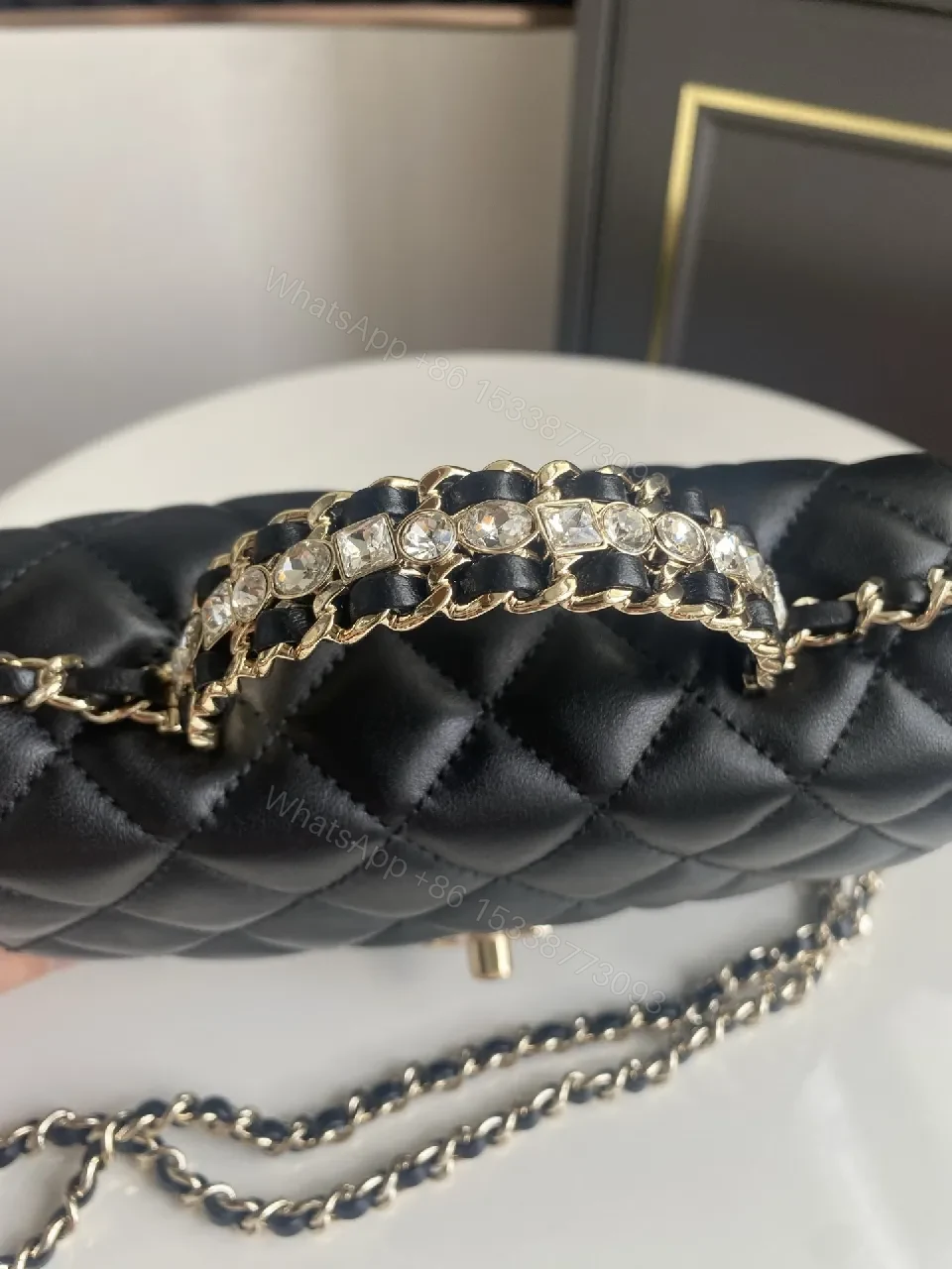 View 8 of Quilted Lambskin Bag: Classic Luxury, Compact Crossbody