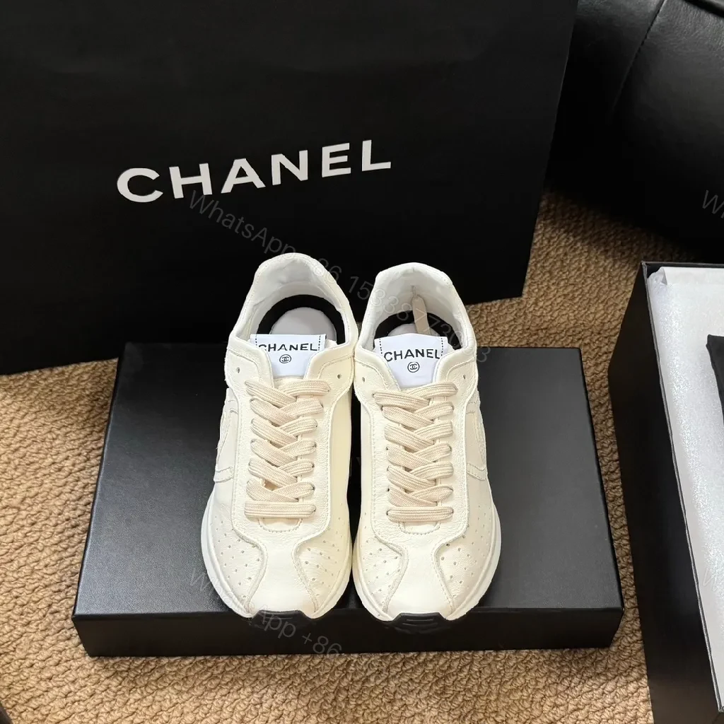 View 3 of White Leather Sneakers - Subtle Texture, Everyday Luxury