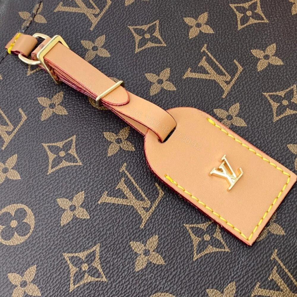 View 5 of Louis Vuitton Odeon MM Monogram Canvas Natural 31Cm M45355