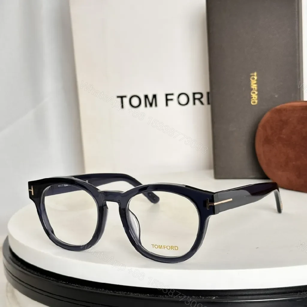 Luxury Round-Frame Eyewear: Subtle Gold Accents, Lightweight Acetate — view 1