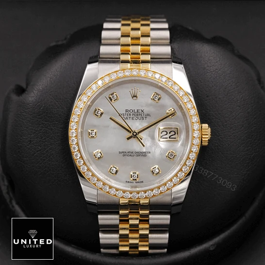 View 4 of Rolex Datejust Mother Of Pearl 116243 Jubilee Replica