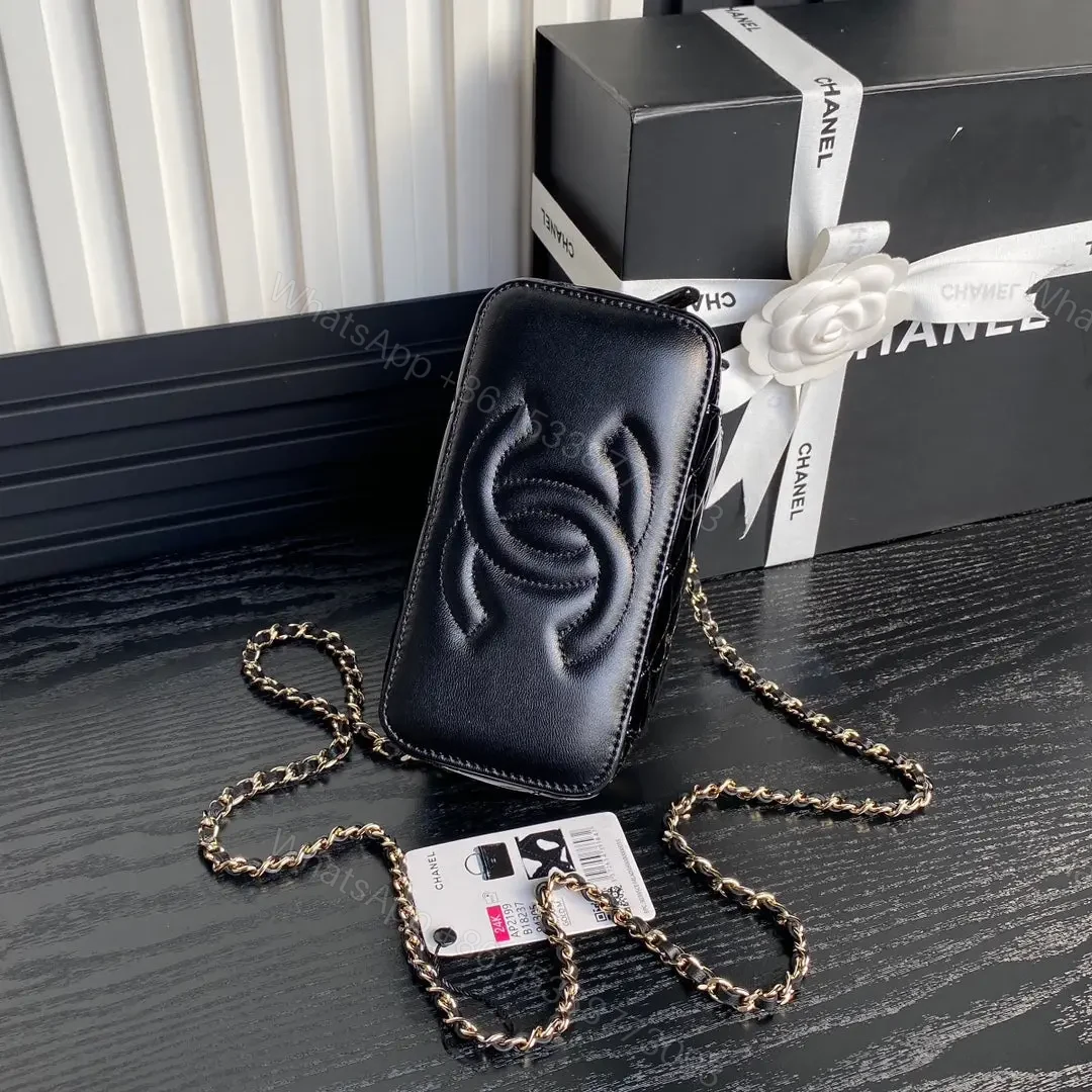 View 6 of Chanel Long Vanity Case Gold Hardware