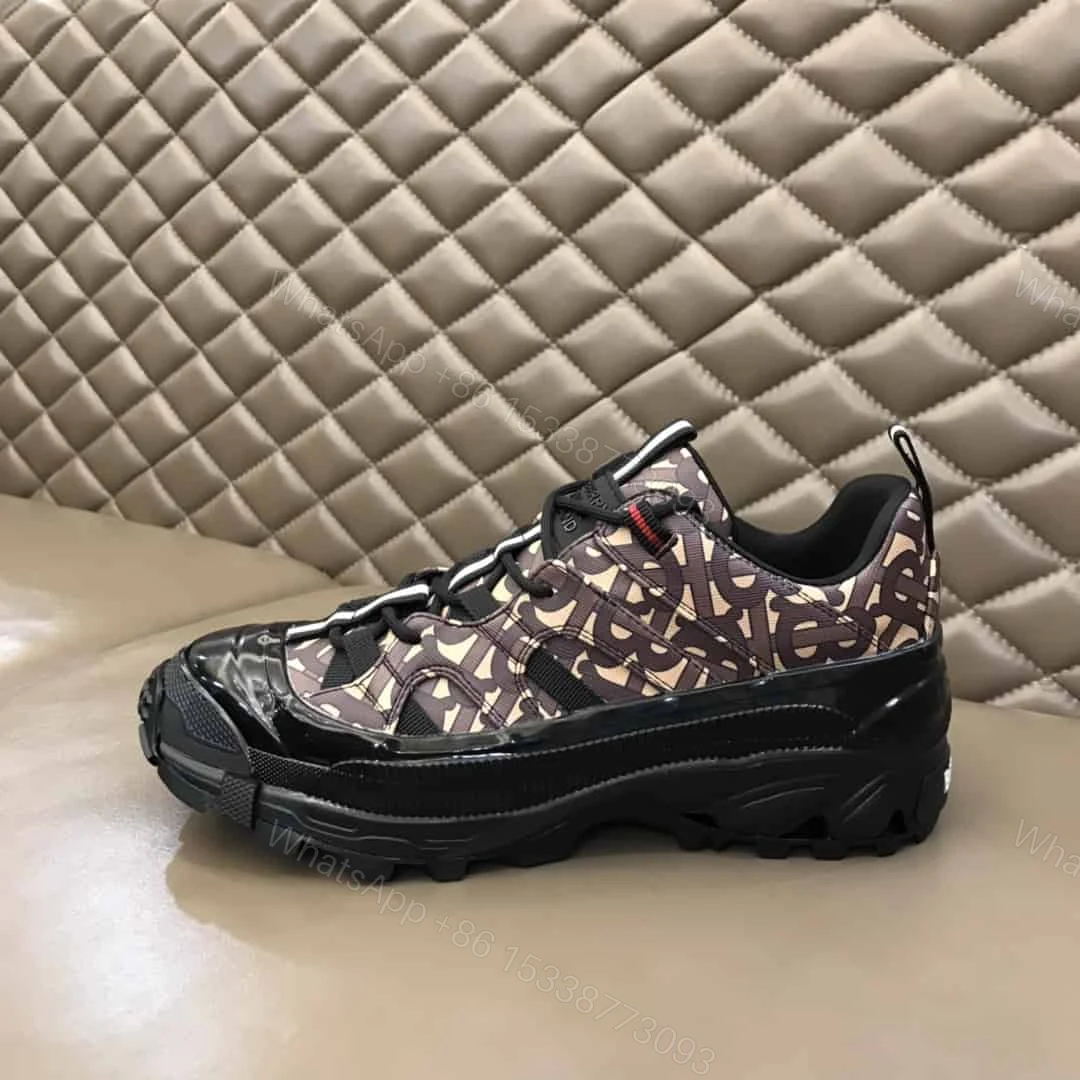 View 5 of BURBERRY MONOGRAM PRINT ARTHUR SNEAKERS – BBR033