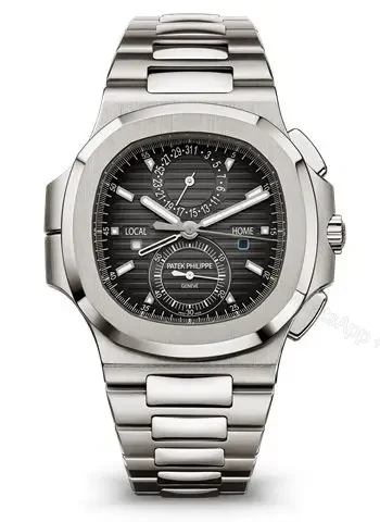 Replica Patek Philippe Nautilus Travel Time Steel Chronograph 5990/1A-001 — view 1