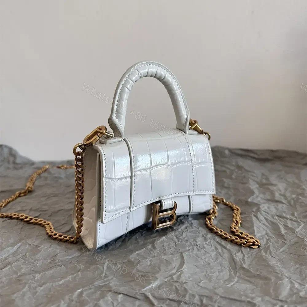 View 3 of 高仿Balenciaga*Nano系列迷你沙漏包白色
