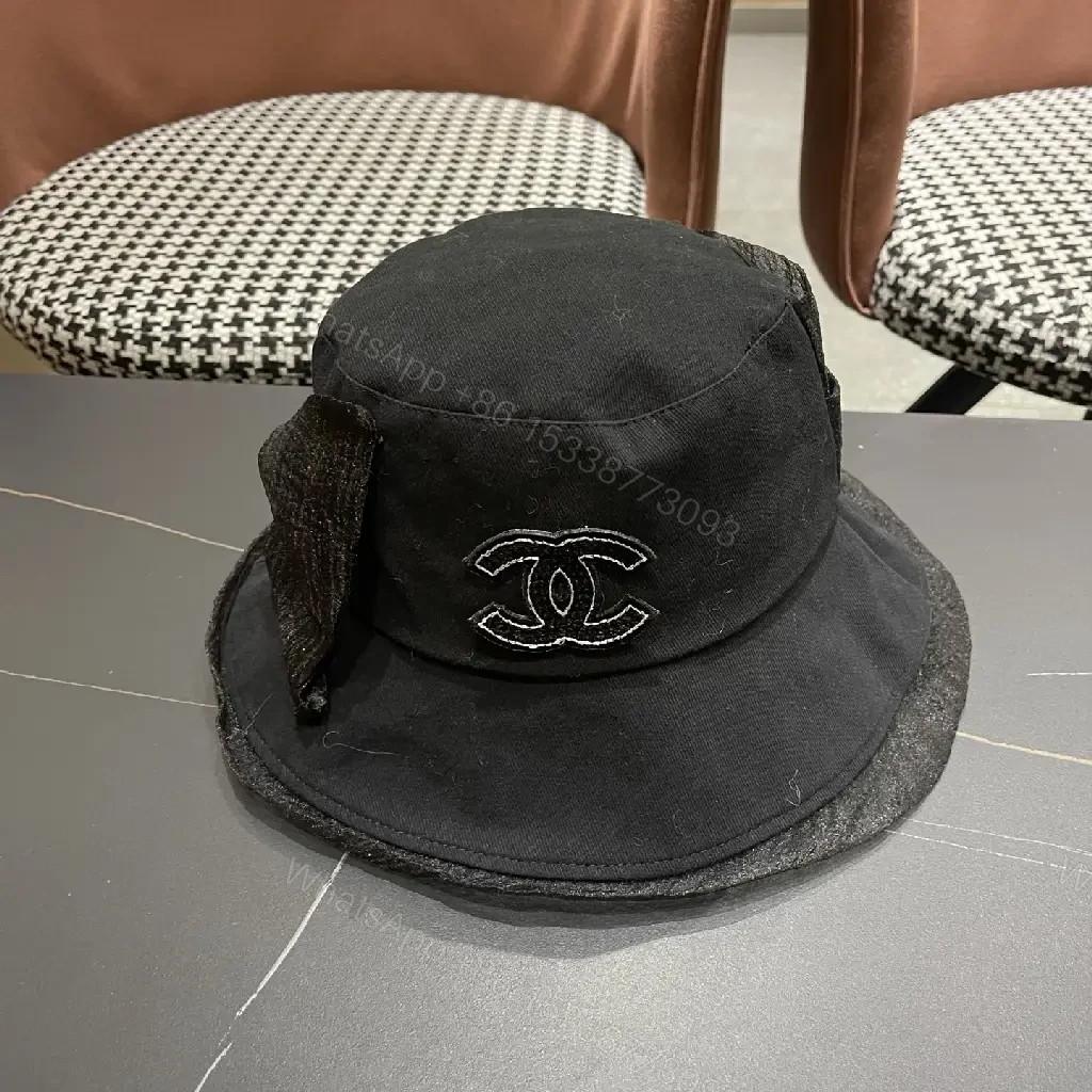 View 4 of Compact Signature Bucket Hat with Embroidered Emblem