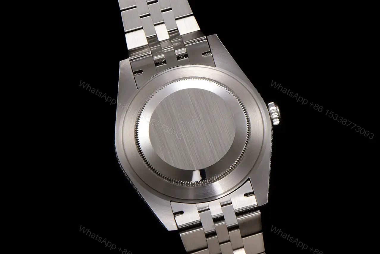 View 9 of Rolex Datejust Iced Black Dial Special Diamond Edition 41mm 126300-0007