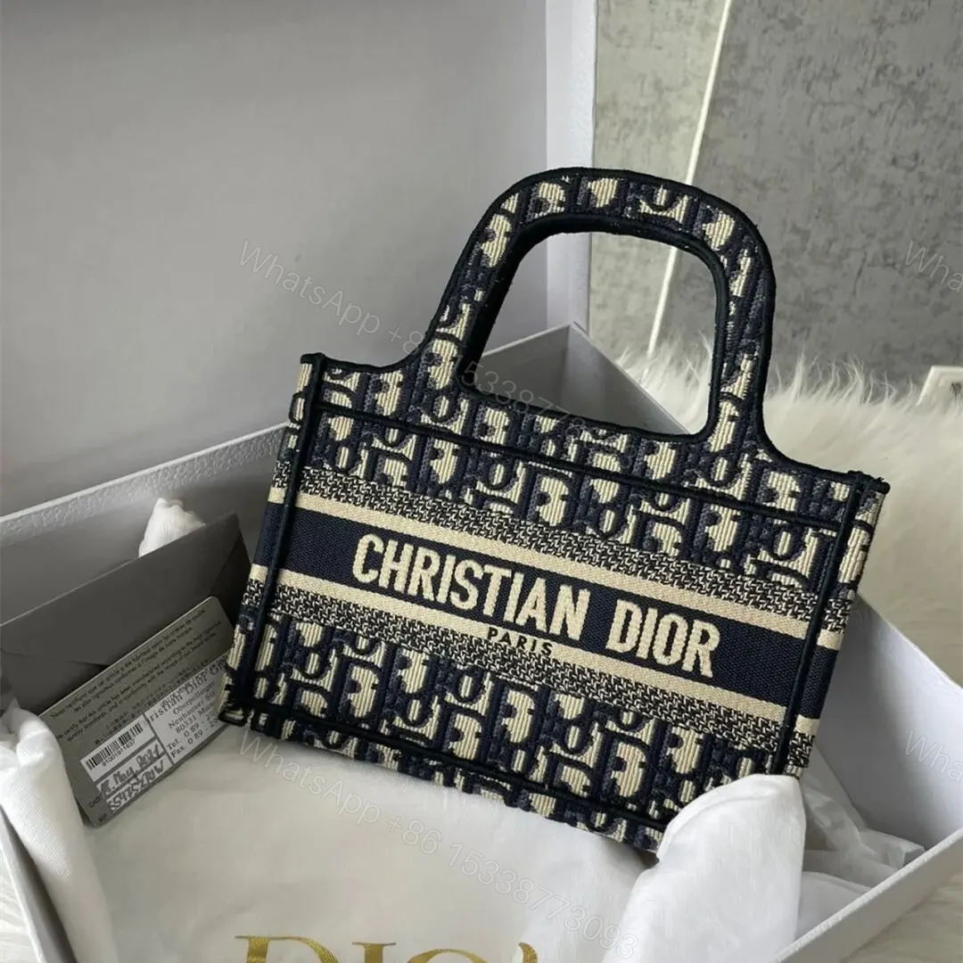View 13 of 高仿Dior*BookTote系列手袋Oblique印花免檢版